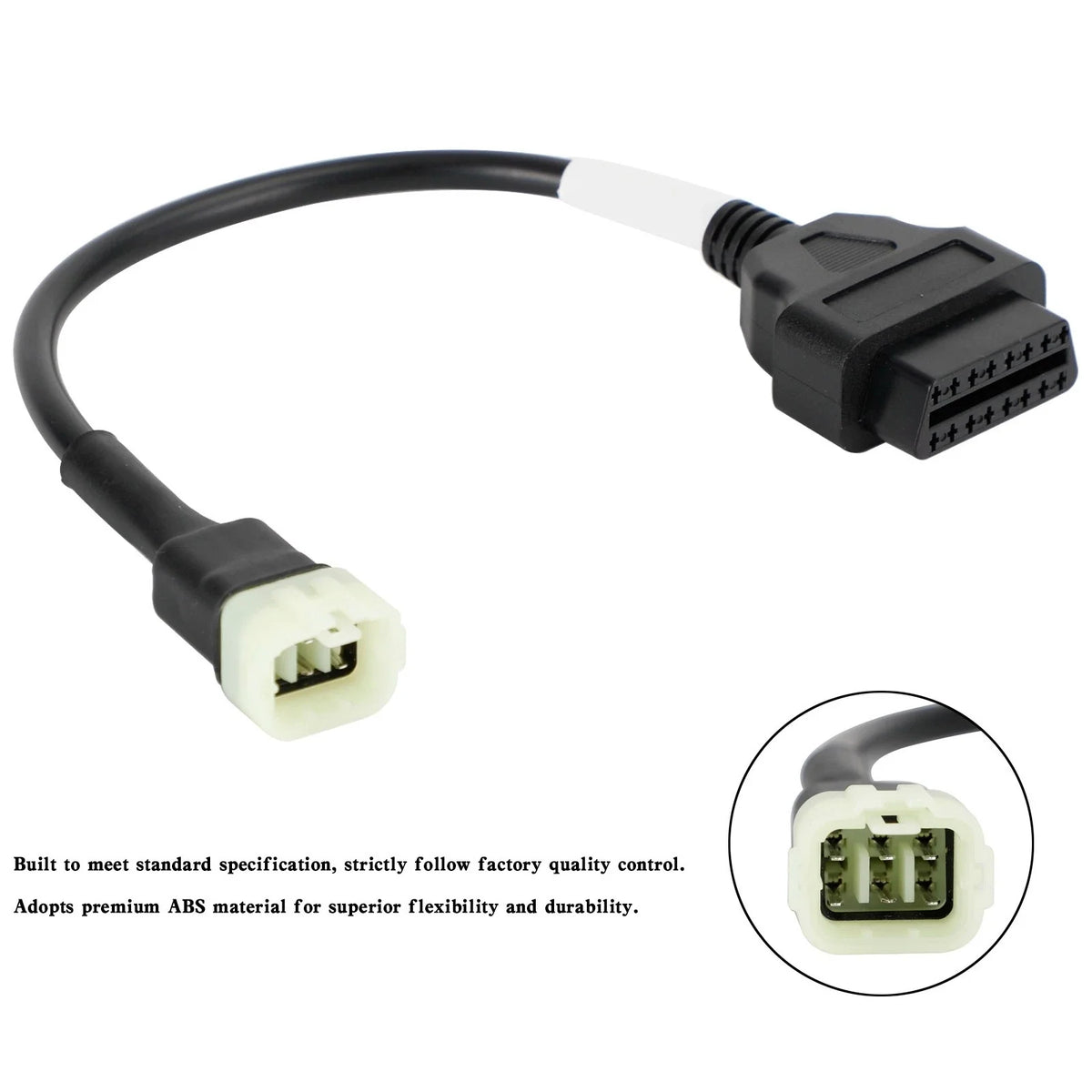 6 Pin Diagnostic Adapter for Kawasaki Motorcycle and ATV OBD2