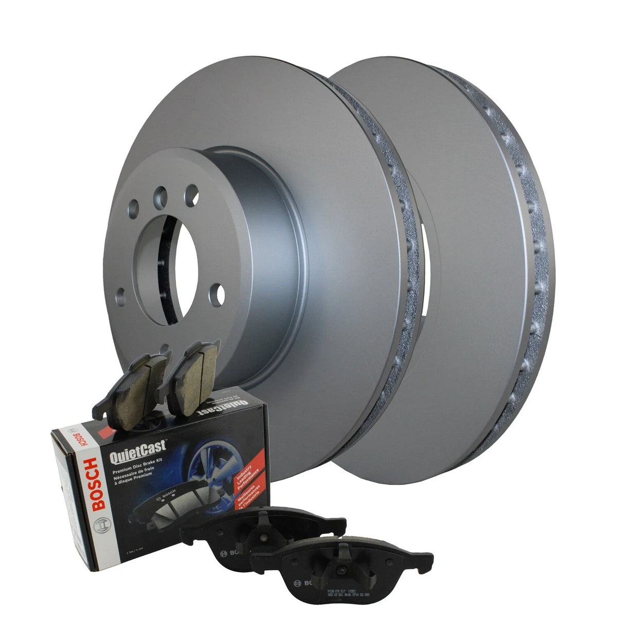 Front Brake Rotor & Pad Set 325mm with Bosch Ceramics for BMW E46 E85 1998-2006