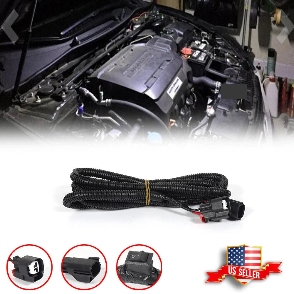Under Hood Light Wire Harness with Manual Switch for Ram Wrangler Grand Cherokee