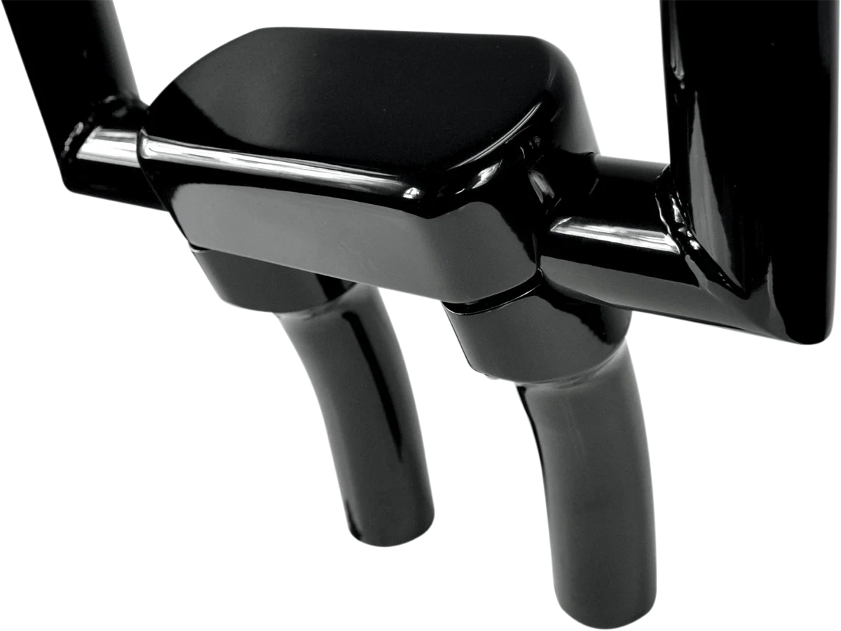 Handlebar Riser & Top Clamp Kit for LA Choppers (5-1/2", Black)