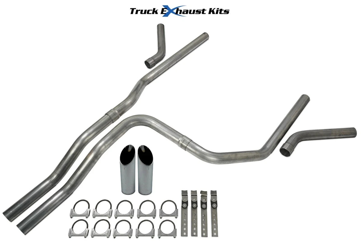 Dual Exhaust Kit for GMC Yukon (2007–2014) 2.5" C Exit SW Tip