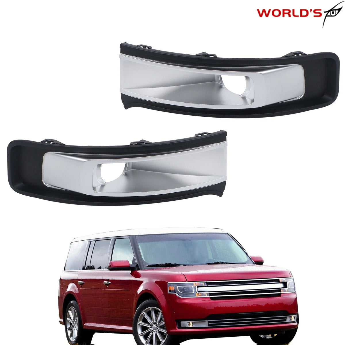 Set of 2 Fog Light Bezels for Ford Flex (2013–2019)
