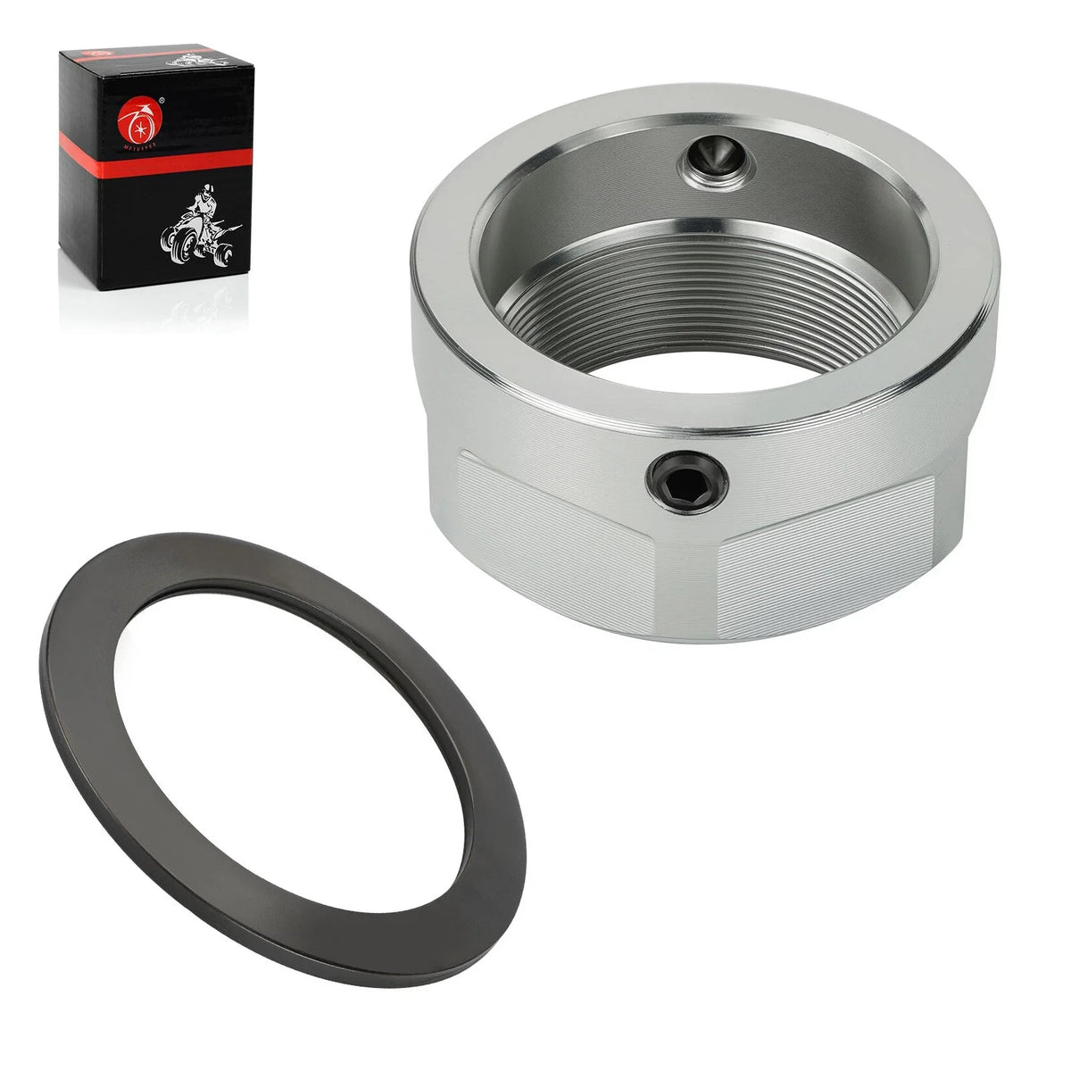 Rear Lock Nut & Washer Set for Yamaha YFZ450 (2004-2013) & Raptor 700