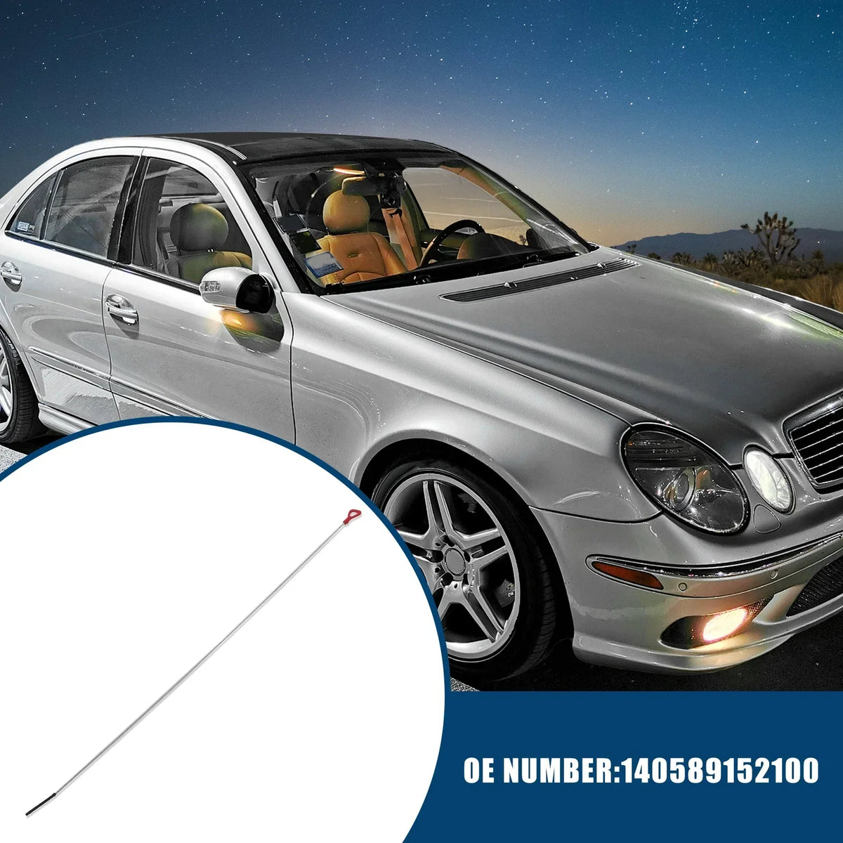 Oil Level Indicator Dipstick for CLK320 Mercedes-Benz 2003-2009