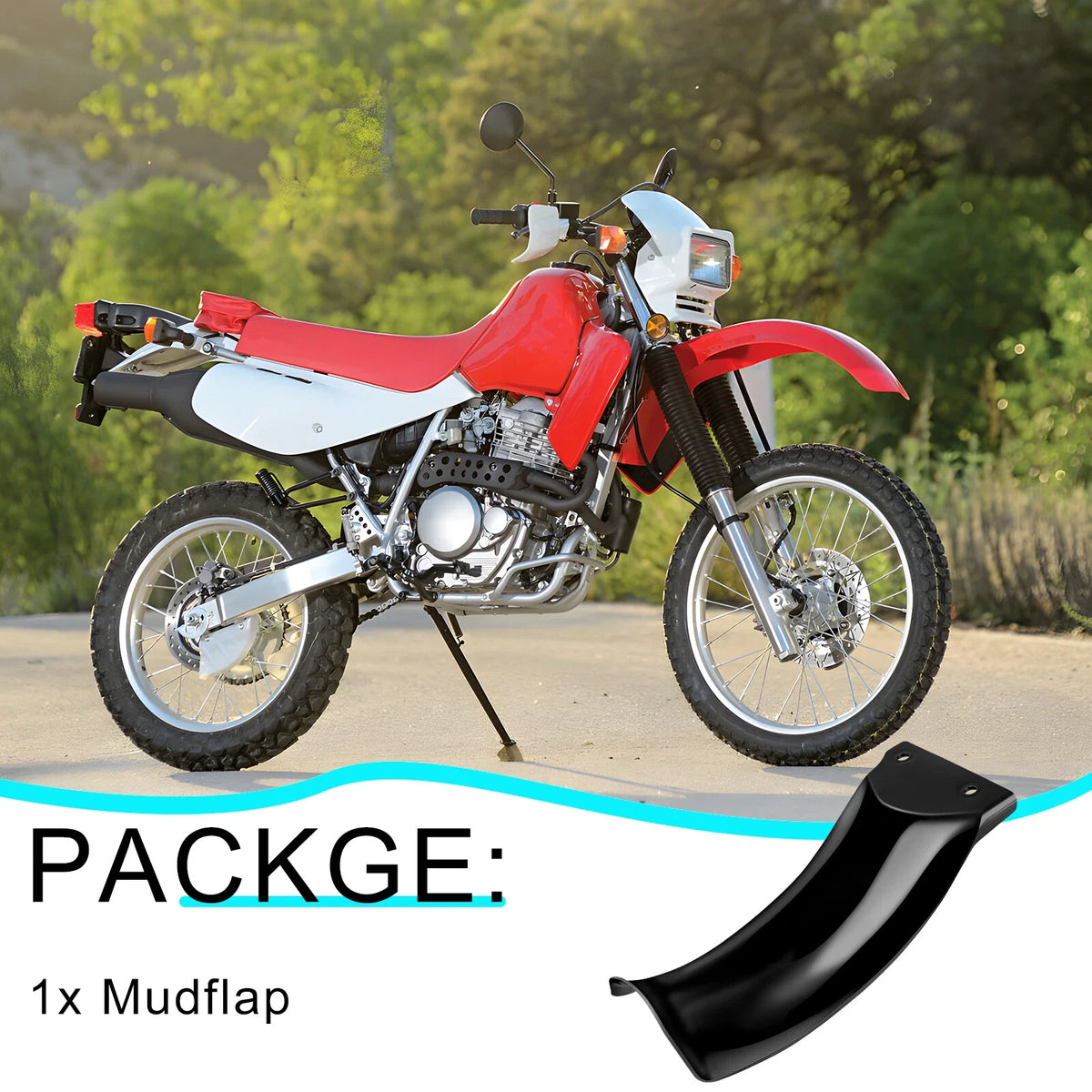 Mudflap 17245-MN1-670 for XR600R XR350R Honda (1985–2000)