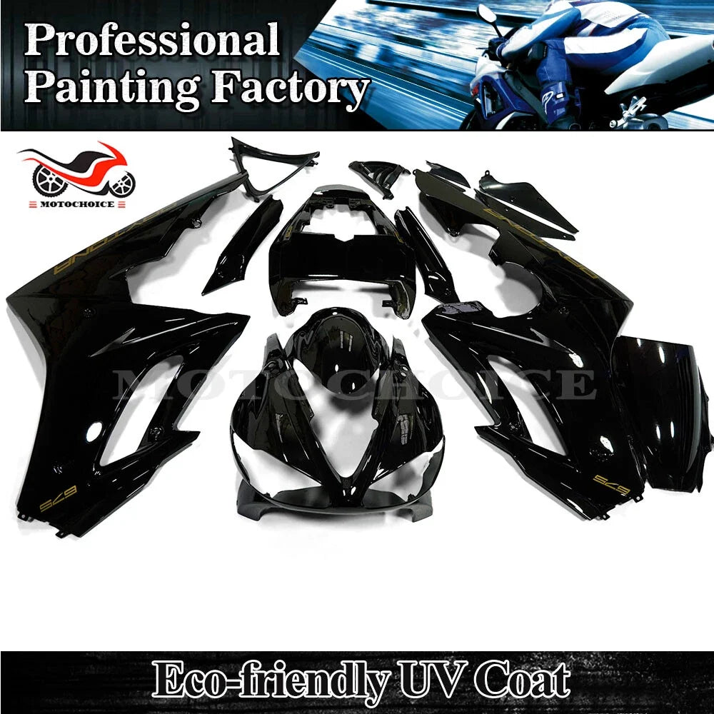 Black ABS Fairing Kit for Triumph Daytona 675 (2009–2012)