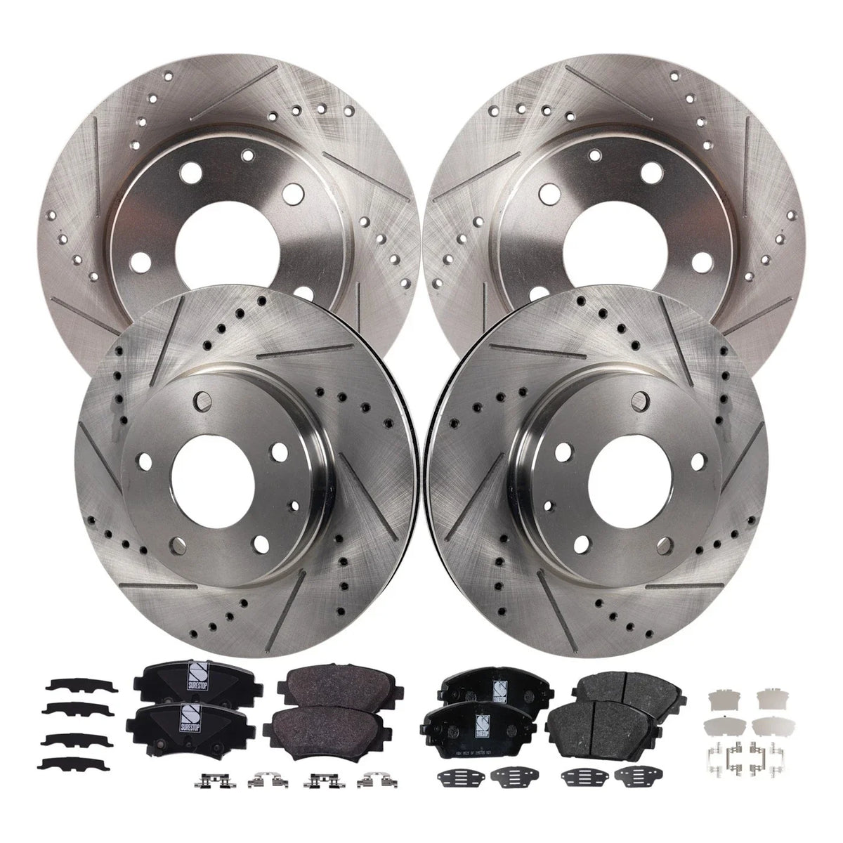 Disc Rotors and Brake Pads Set for Mazda 3 (2014–2016)