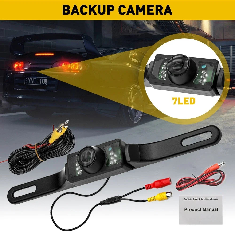 Rear View Camera for Car (Waterproof, HD, 7LED)