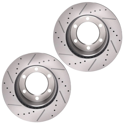 Front Brake Rotors + Brake Pads for Toyota Tacoma (1999–2004) S31165