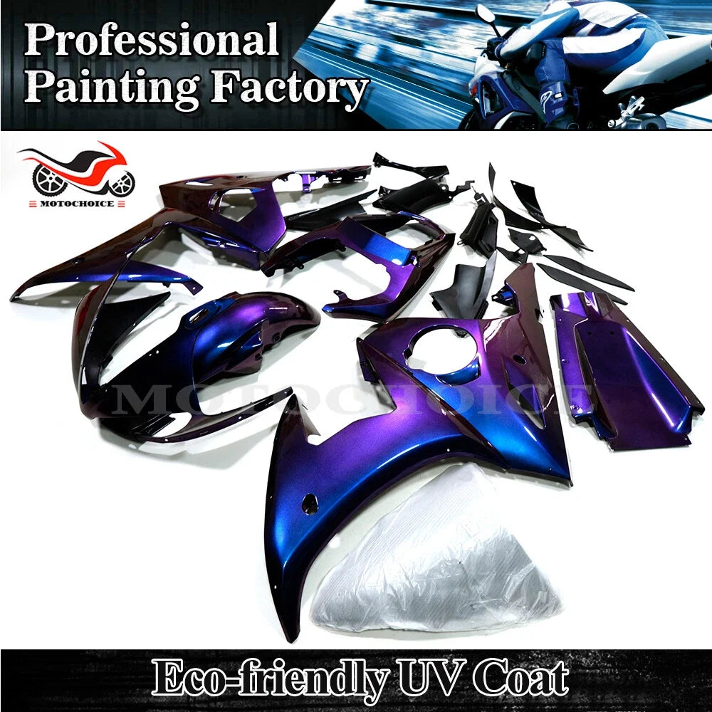 Fairing Kit for Yamaha YZF R6/R6S (2003–2009) Chameleon Blue Purple