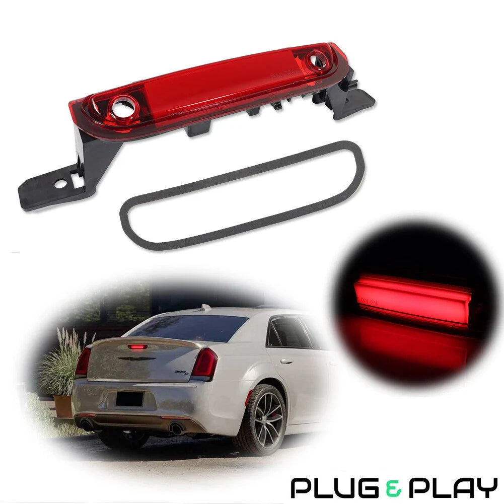 Red 24-LED High Mount 3rd Brake Light for Chrysler 300 (2015–2023)