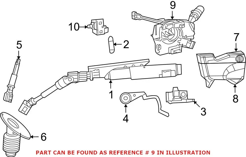 Multi-Function Switch for Dodge Town & Country, Ram 2500, 3500 (OEM)