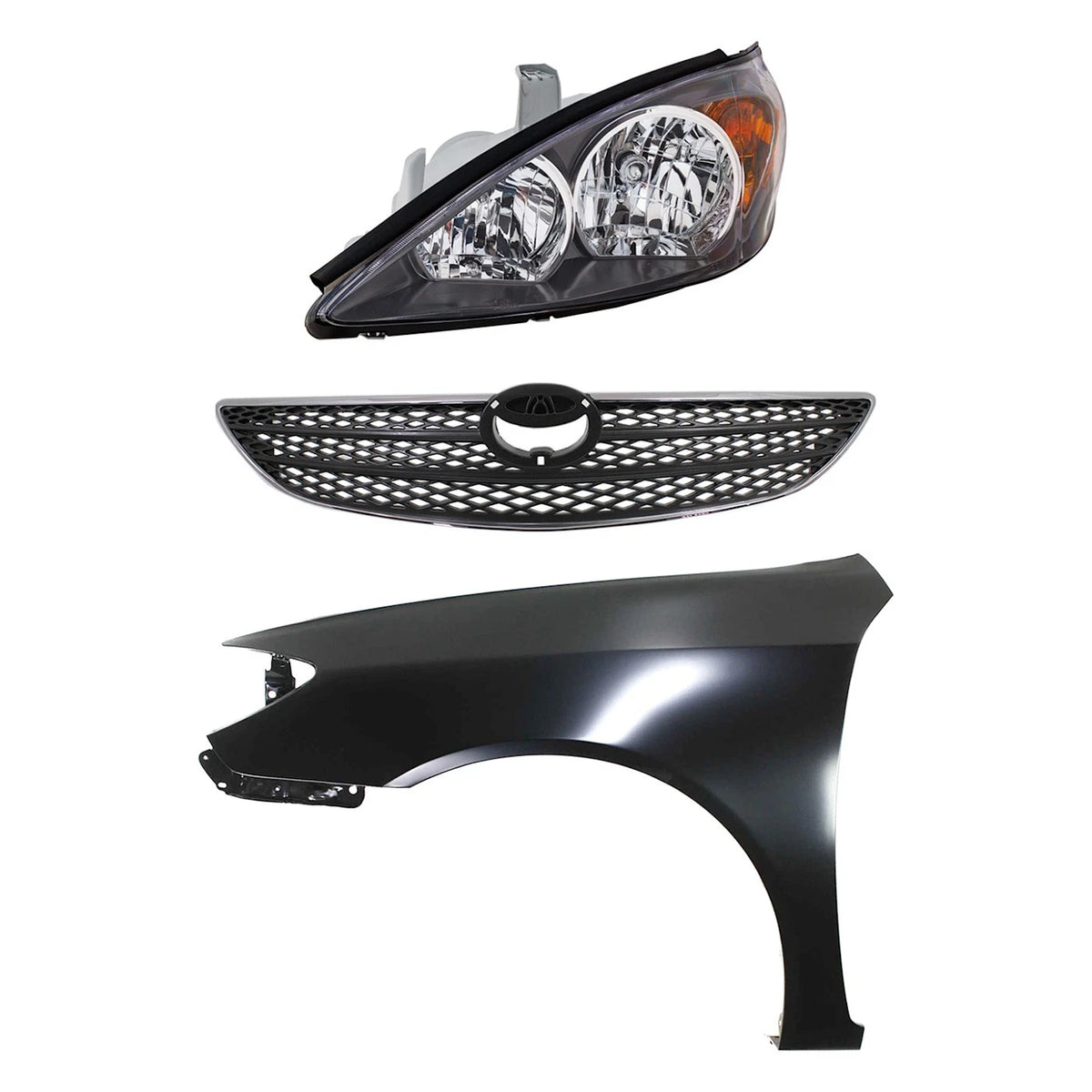 Driver Left Side Headlight for Toyota Camry (2002–2004)