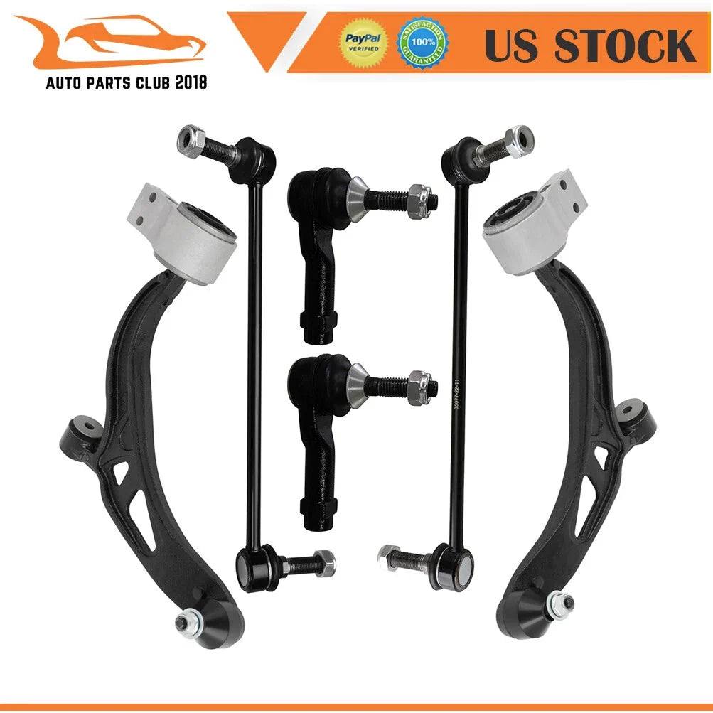 Set of 6 Front Lower Control Arms with Ball Joints for Ford Explorer (2016–2018)