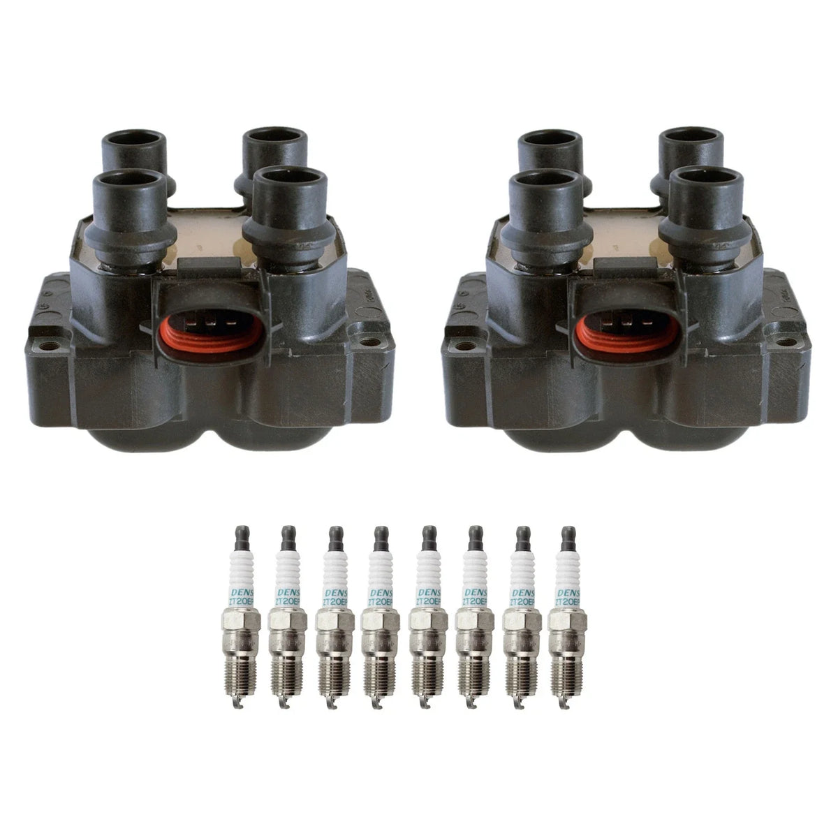 2X Ignition Coil & 8 Iridium Spark Plugs Kit for Mazda B2300 (1994–2006)