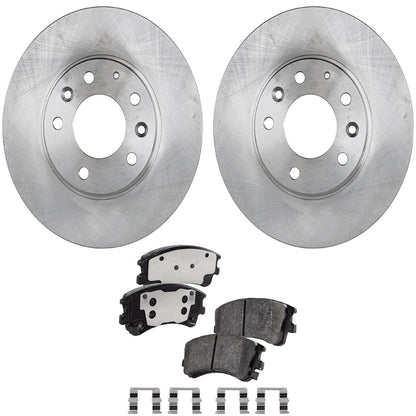 Front Brake Pads and Rotors Set for Mazda 6 (2003–2005)