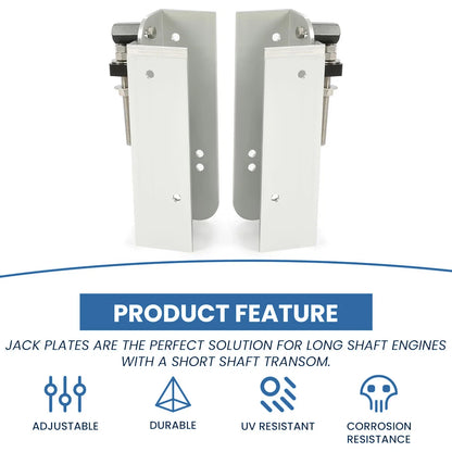 6" Jack Plate Set Back Adjustable Outboard for JPL4000
