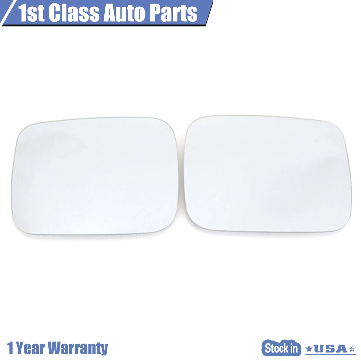 Pair Rear View Mirror Glass for Jeep Renegade (2015–2020)
