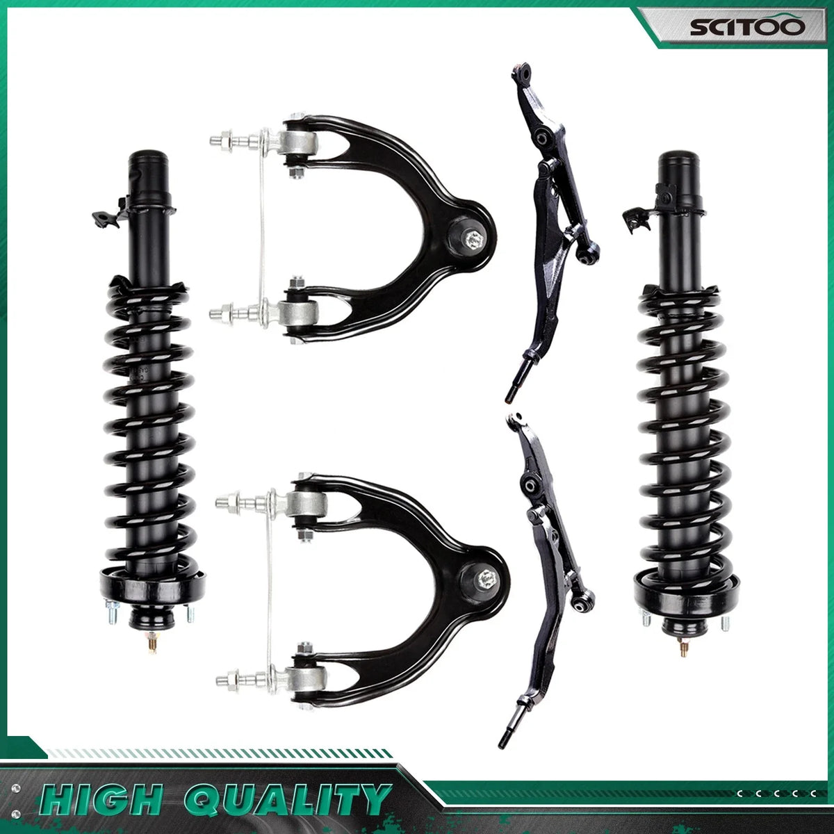 Front Struts with Control Arms & Spring Set for Honda Civic (92-95)