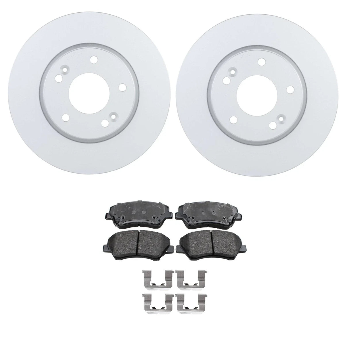 Brake Pad and Rotor Kit for Kia Forte5 (2014–2018) - Bosch, Akebono