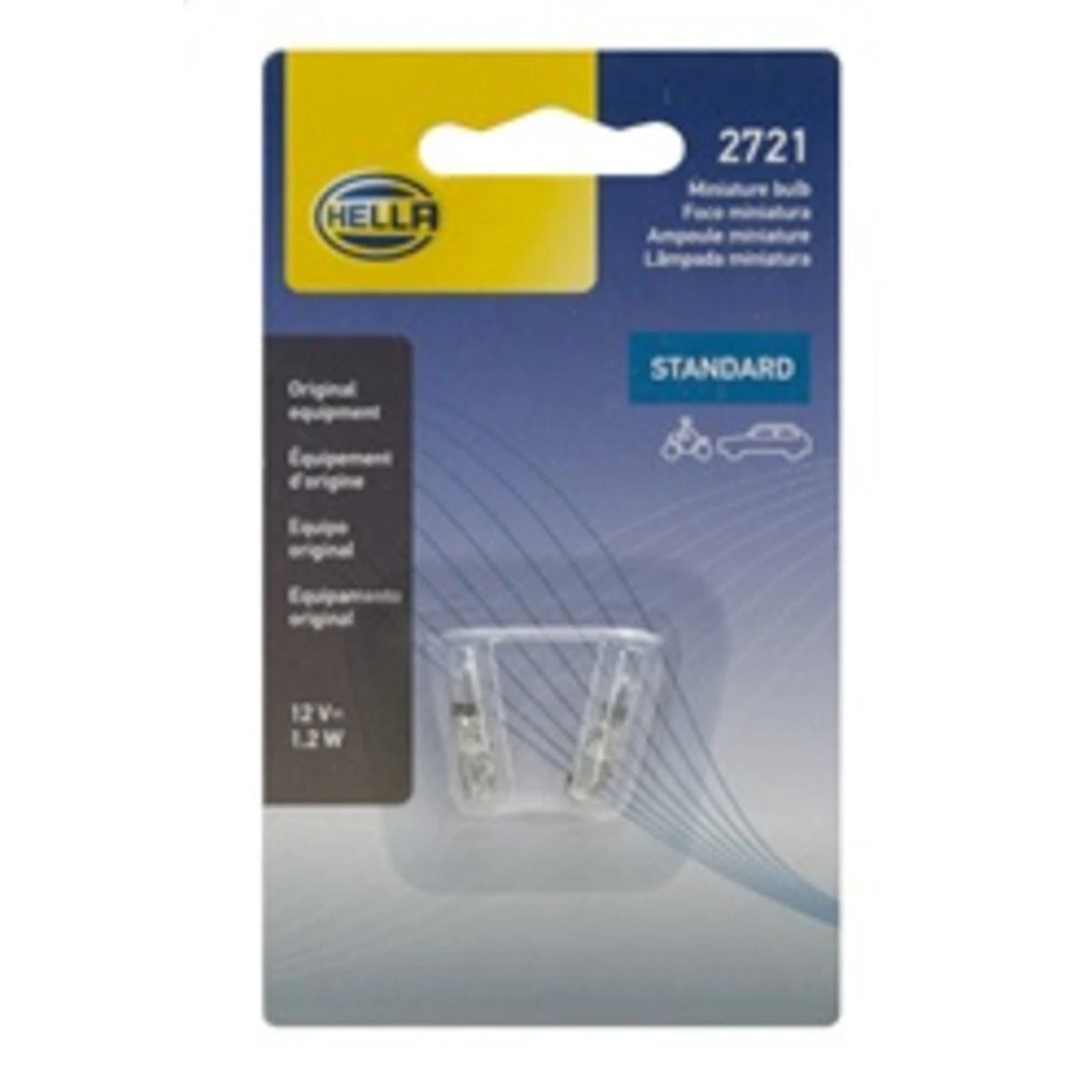 Hella 2721TB Light Bulb for VW Mercedes 525 540 530 740 750 323 328 528 318
