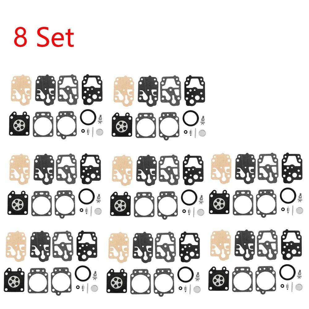 8-Piece Carburetor Gasket Kit for Honda GX25 GX35 (WALBRO K20-WYJ K10-WYB)