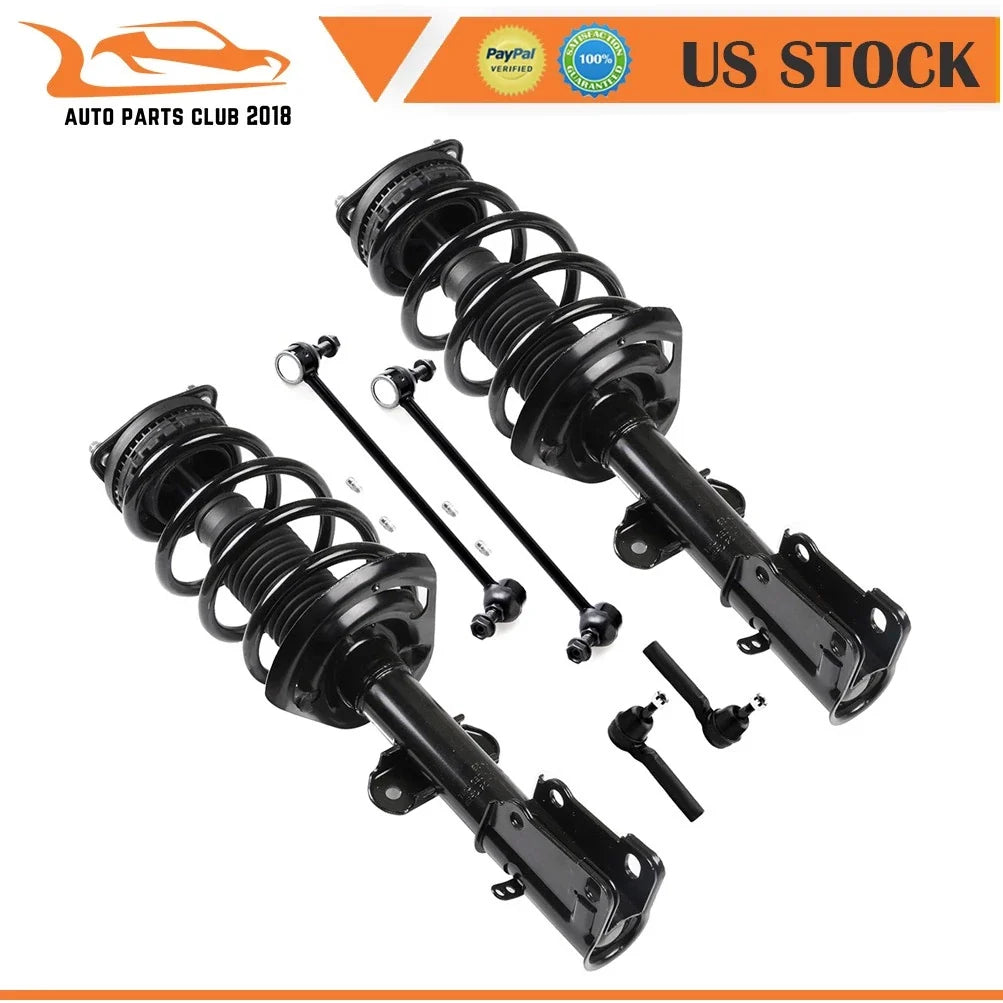 Front Strut Assembly with Sway Bar Tie Rod for Dodge Grand Caravan 08-18