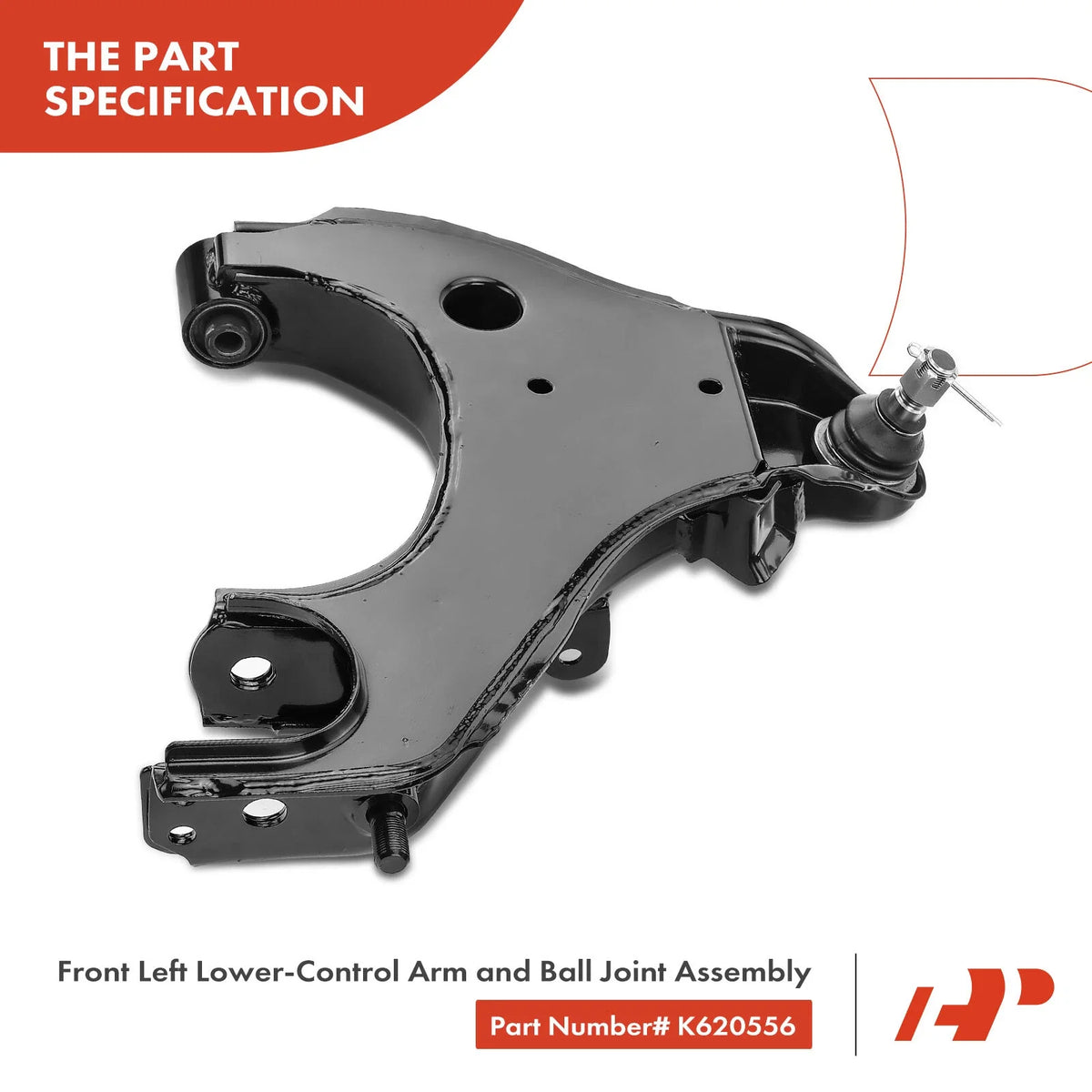 8-Piece Front Control Arm, Ball Joint & Tie Rod End Set for Nissan Frontier