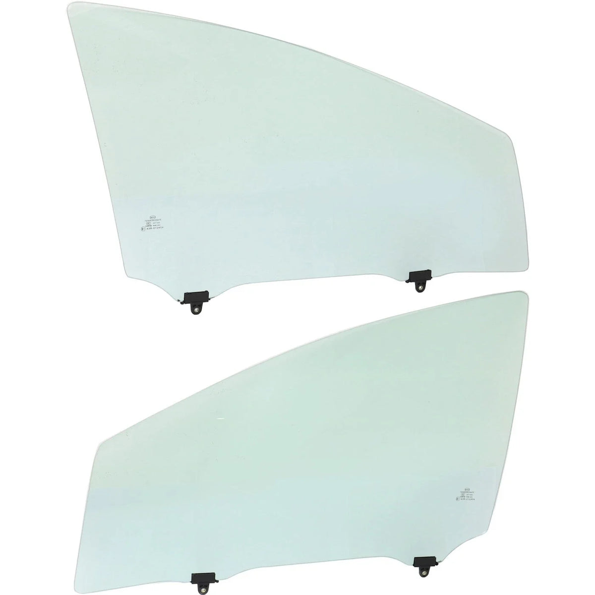 Set of 2 Front Door Glasses for Prius C