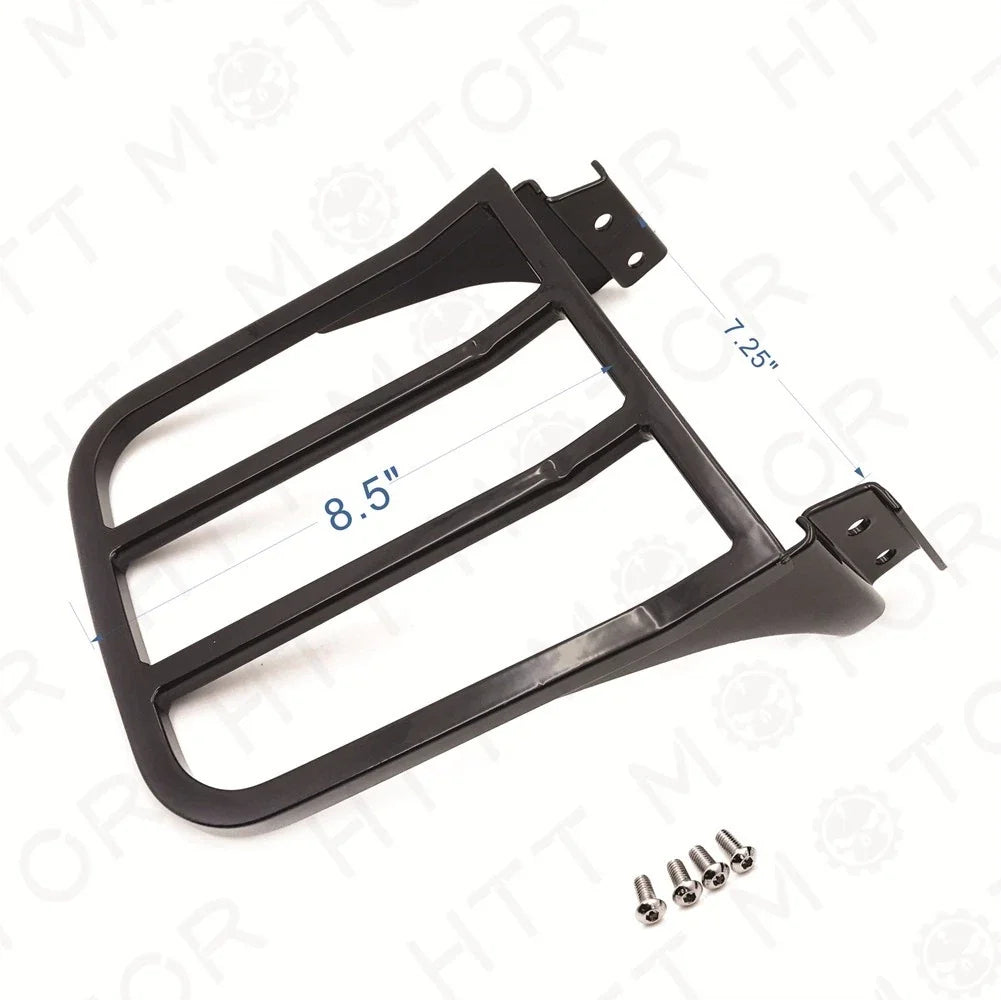 Black Sport Luggage Rack (2X) for Dyna/XL Harley 2002-2005, 2004-up