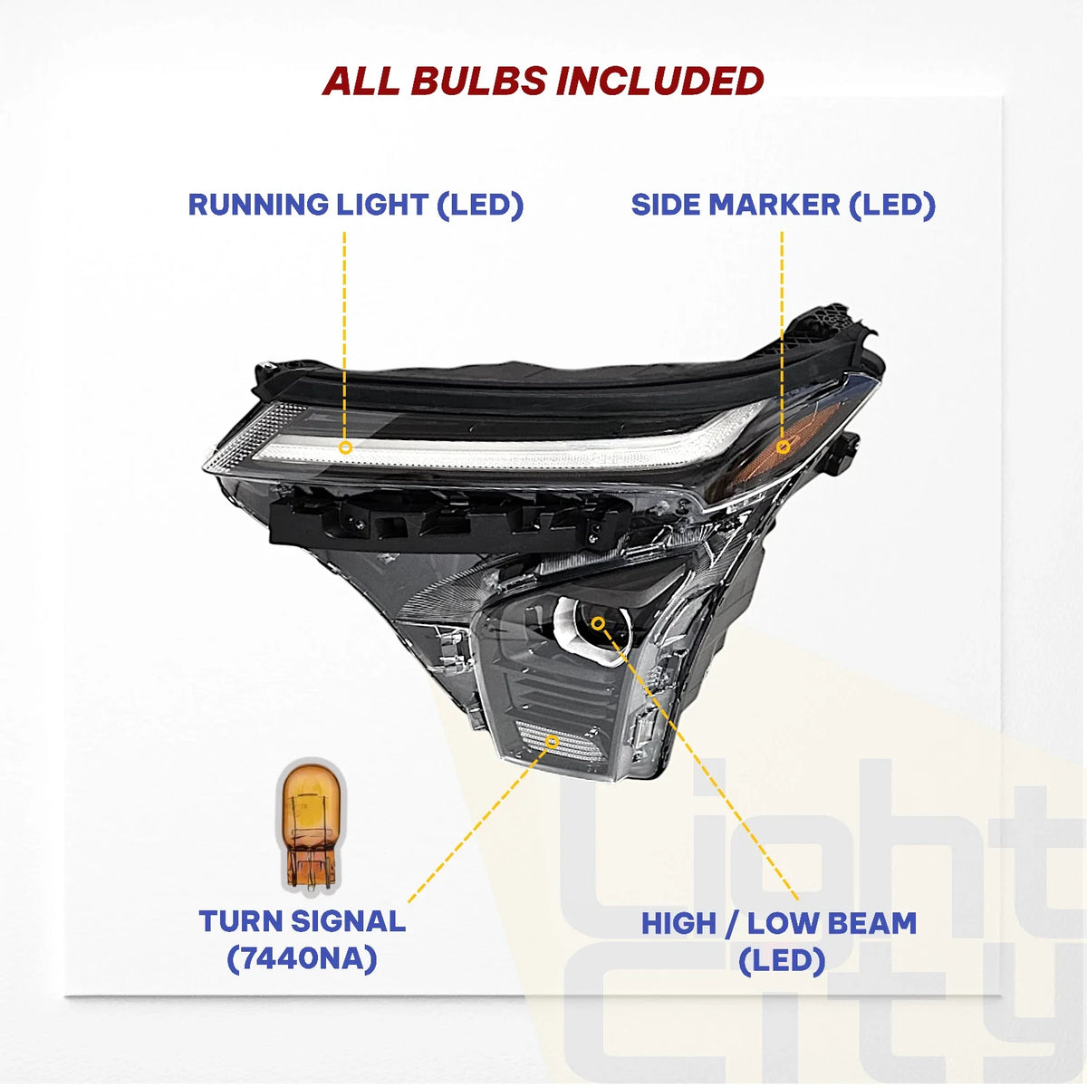Full LED Driver Headlight Assembly LH for Chevy Trax (2024–2026)