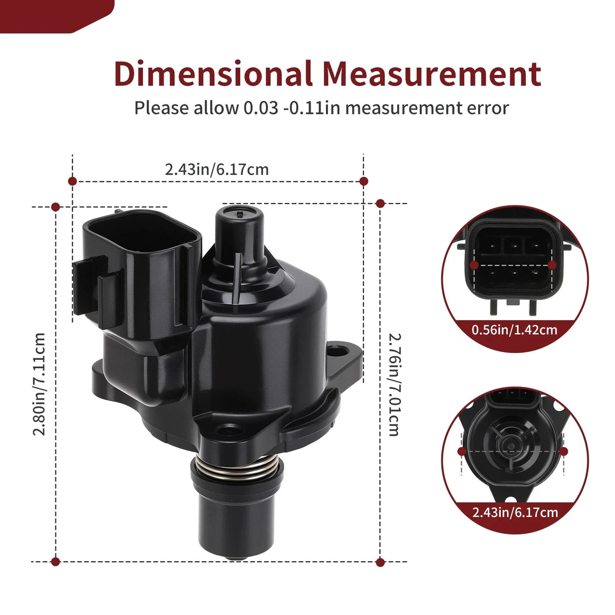 Idle Air Control Valve 2X 4011638 4013313 for Polaris Sportsman 850 1000 XP RZR 900