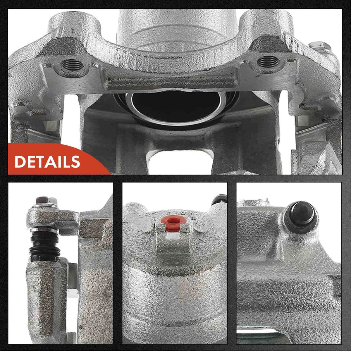Brake Caliper & Pad Set - 12 Pieces for Nissan Sentra 2000-2001