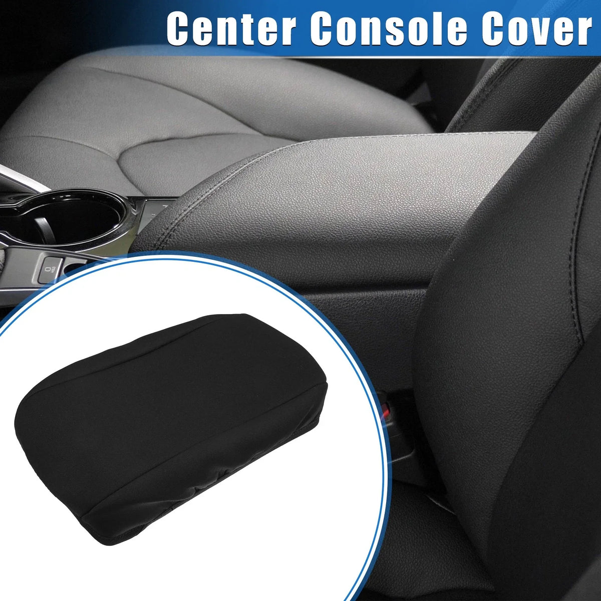 Armrest Protector Cover Pad for Buick Verano (2015–2016) Neoprene Black 767153659461