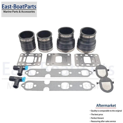 Exhaust Gasket & Bellows Set for Mercruiser (70981, 863724, 92802)