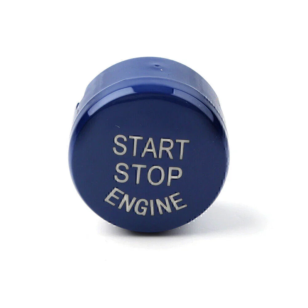 Engine Start/Stop Button in Blue ABS for BMW F Series