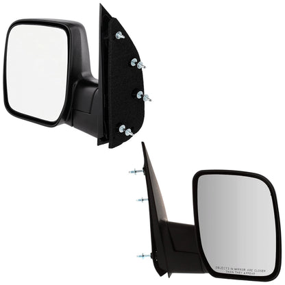 Set of 2 Mirrors for Ford E350 Van, E150, E250, E450