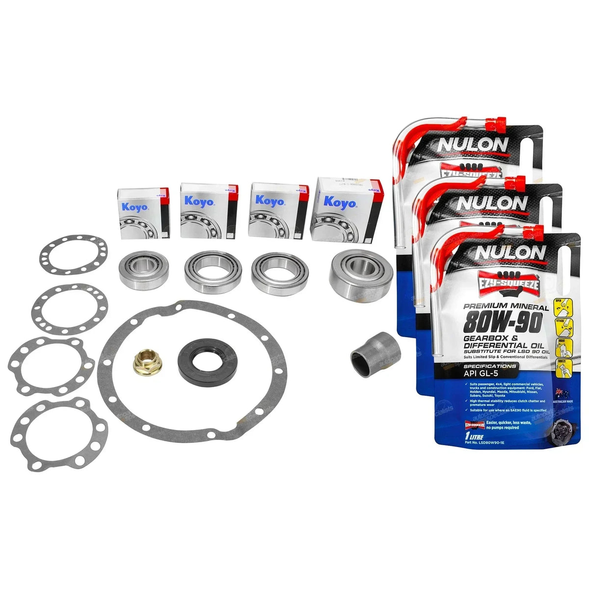 Front Diff Bearing & Seal Oil for Toyota 75-80 Series Vehicles