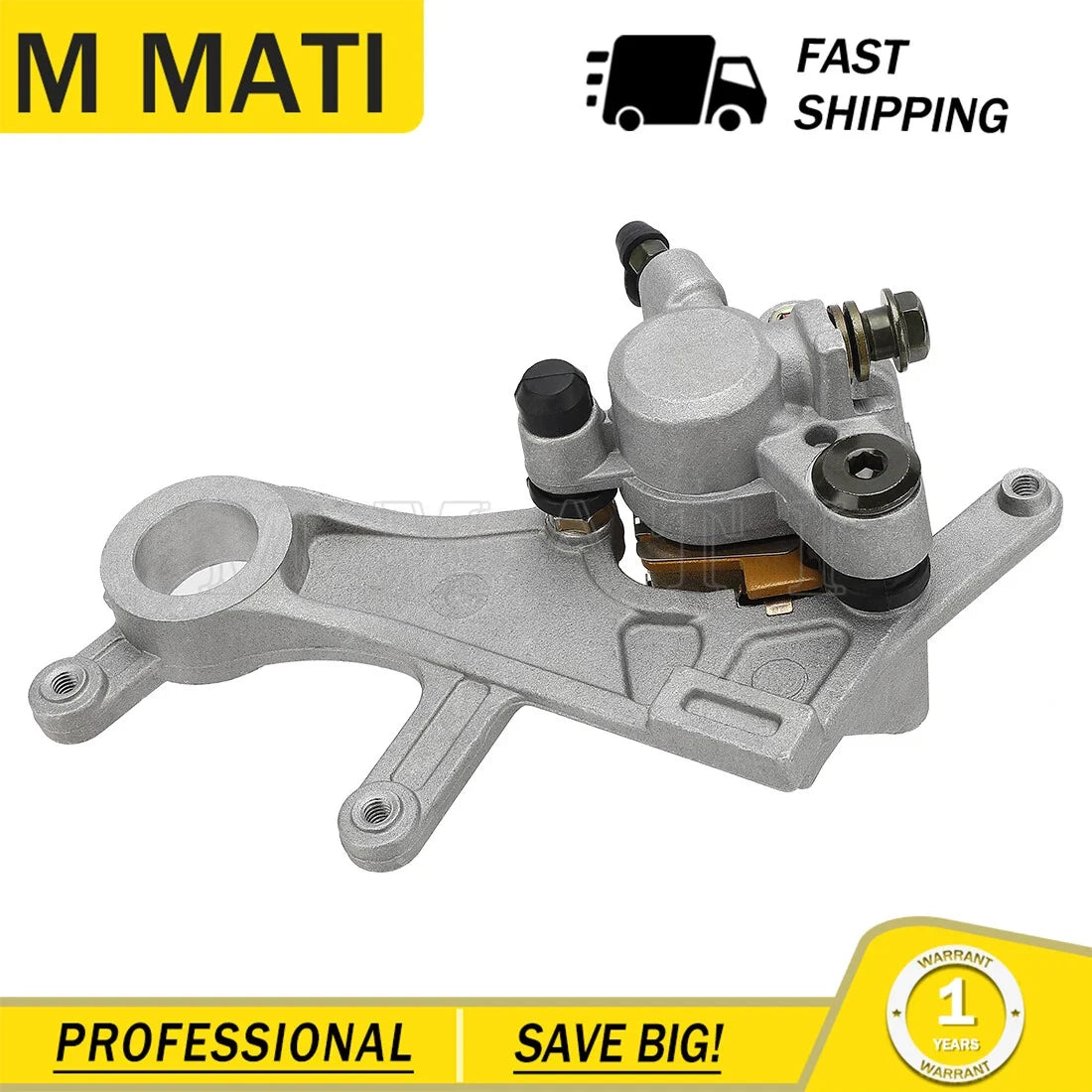 Rear Brake Caliper & Pads for Honda CRF250X (2004–2009, 2012–2017) 43150-MKE-A01