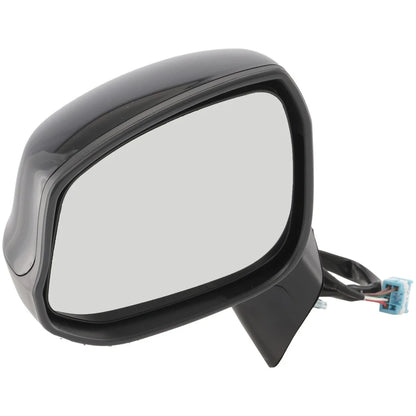 Set of 2 Power Mirrors for Honda Civic (2012–2013) Manual Folding Heated Black