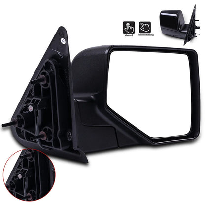 Right Side View Manual Textured Mirror for Ford Ranger (2006–2011)