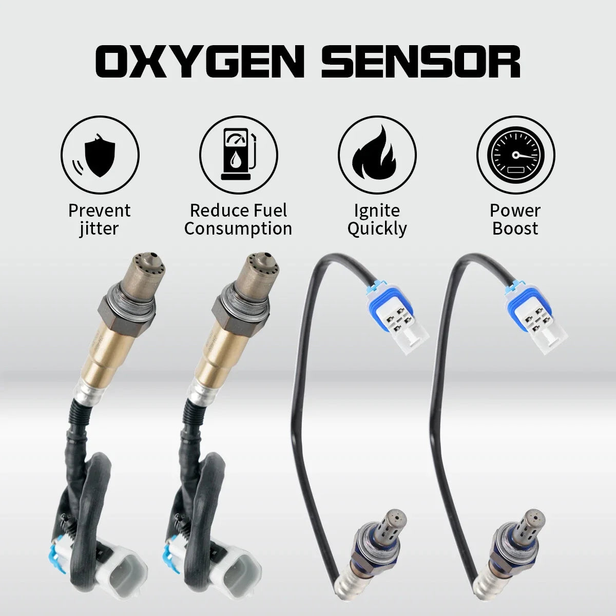 4 Oxygen Sensors for Chevrolet Silverado 1500 V8 4.8L 5.3L 6.0L (2008-2013)