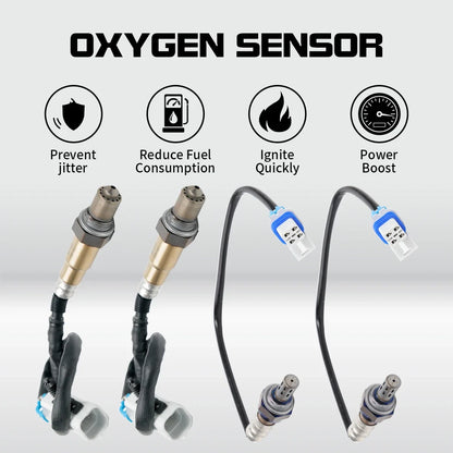 4 Oxygen Sensors for Chevrolet Silverado 1500 V8 4.8L 5.3L 6.0L (2008-2013)