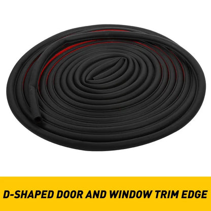 D-Shape Rubber Seal Weatherstrip for All Models - Universal Fit