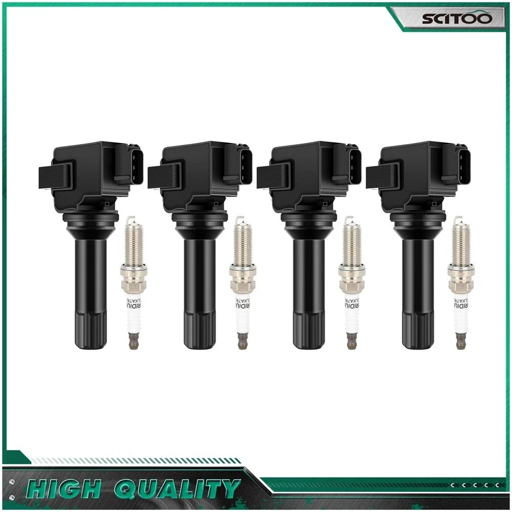 Spark Plug and Ignition Coil Set for 2011-2012 Subaru Forester UF664