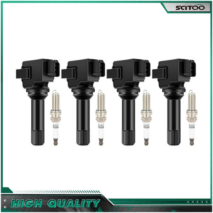 Spark Plug and Ignition Coil Set for 2011-2012 Subaru Forester UF664