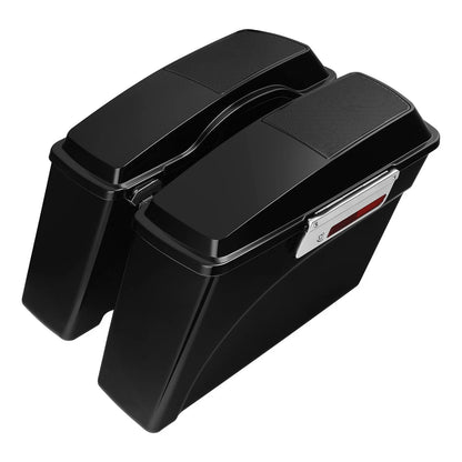 Hard Saddlebags for Harley Dyna (2008–2017) with 6x9" Speaker Lid & Bracket