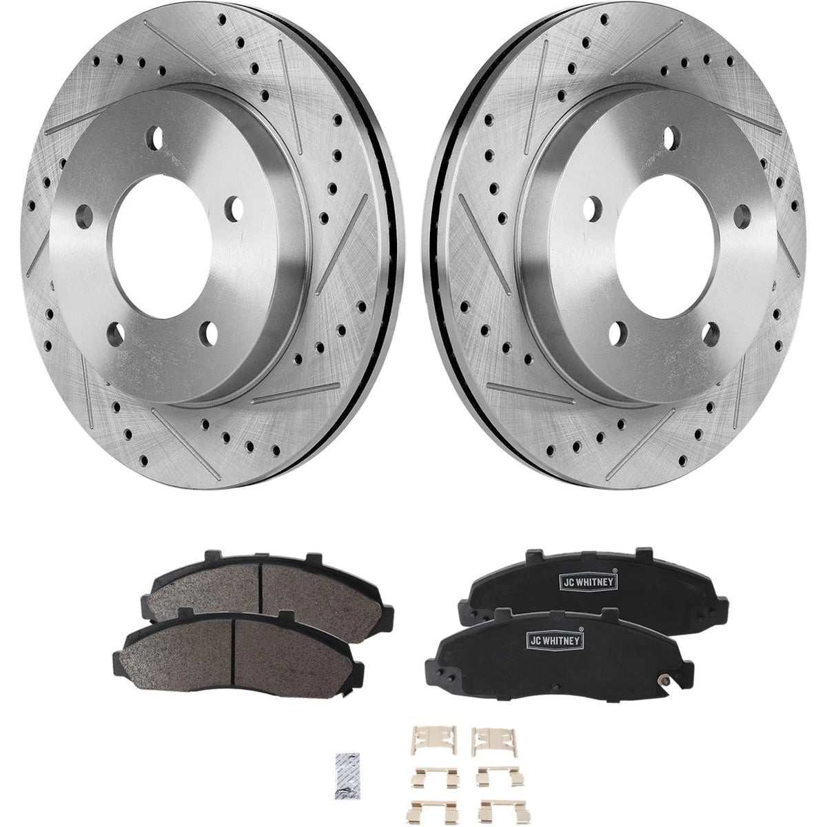 Front Brake Disc Rotor and Pad Kit for Ford F-150 4WD (1997–2003)