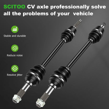 Set of 2 CV Axles for Yamaha Rhino 660 (2004-2007)