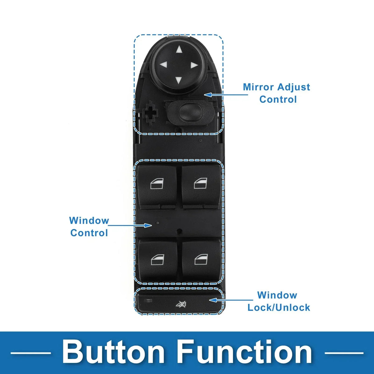 Power Window Control Switch for BMW 325i 2006